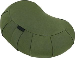 IRIS Plain Cotton Zafu Meditation Cushion, Color : Dark Green