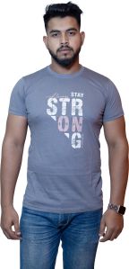 Mens Stay Strong Regular Fit T Shirt