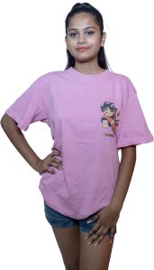 Unisex Dragon Ball Print Oversized T Shirt