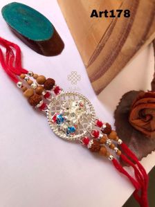 Handcrafted Ad Rakhi, Work : Beads