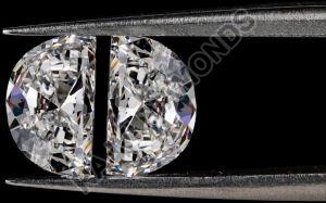 Half Moon Cut Lab Grown Diamonds