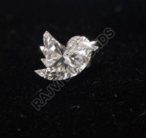 Twitter Logo Shaped Lab Grown Diamond