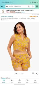 Women Shorts Top
