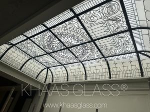 Stained Glass Antique Black Skylight