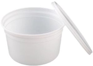 100ml Round Plastic Food Container