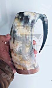 Polished Buffalo Drinking Horn Mug, For Drinkware, Feature : Fine Finished