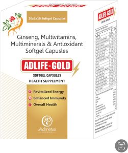 Ginseng Multivitamins Multiminerals Antioxidant Softgel Capsules