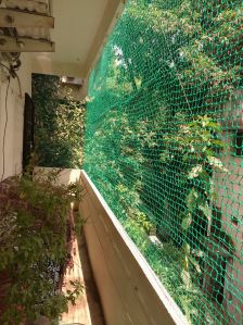 PP Balcony Safety Net, Color : Green