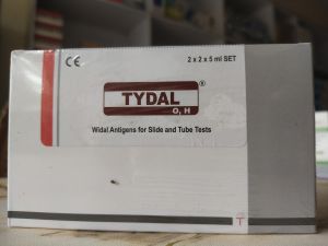 Widal antigen for slide and tube tests