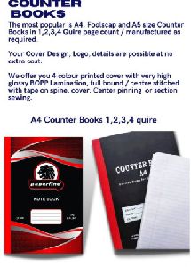 A4 Counter Book