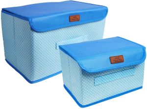 Printed Foldable Storage Box For Products Safety, Packaging