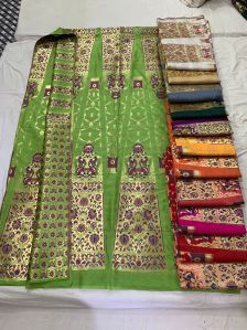 Unstitched Semi Katan Silk Lehenga, Speciality : Dry Cleaning