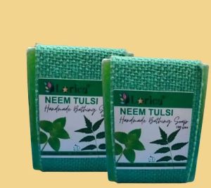 Lorica Neem Tulsi Aloe Vera Handmade Soap Pack Of 2