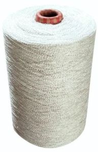 Viscose Off White Fancy Yarn