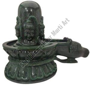 15 Inch Black Marble Shivlingam Statue, Packaging Type : Carton Box