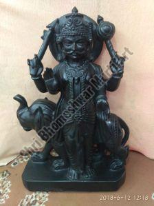 Black Marble Shani Dev Statue, Packaging Type : Box Packaging