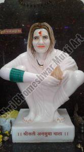 Marble Sati Ansuya Mata Statue For Temple, Shop