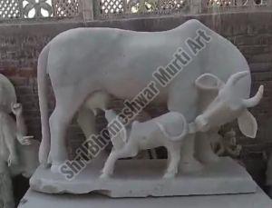 White Marble Cow