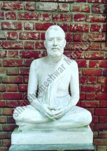 White Marble Ramakrishna Statue, For Worship, Packaging Type : Cardboard Box