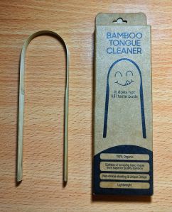 Polished Bamboo Tongue Cleaner, Certification : ISI Certified