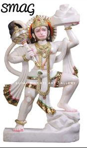 Marble Veer Hanuman Statue