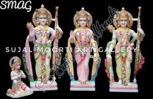 Smag Marble RAM Darbar Statue For Temple. Home