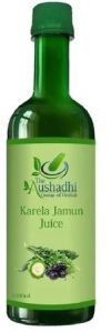 Aushadhi Karela Jamun Juice, Packaging Type : Bottle