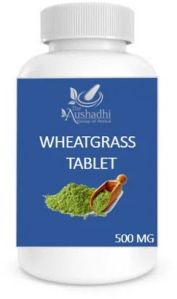 Aushadhi Wheat Grass Tablet, Packaging Type : Bottle