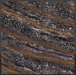 Ebony Graphite Glazed Vitrified Floor Tiles