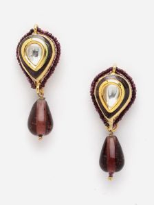 Garnet Drop Earring, DGED23005