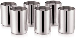 Amrapali Plain Stainless Steel Glass