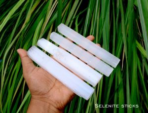 Selenite Crystal Healing Wand For Meditation Tool