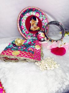 Karwa Chauth Decorative Pooja Thali Set