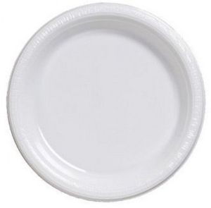 Plain Disposable Paper Plate, Shape : Round