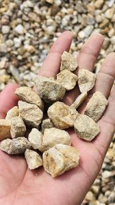 Honed Brown River Sand Crushed Stone Chips, Color : White