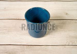 1036 Peacock Blue Mug Without Handle For Drinkware