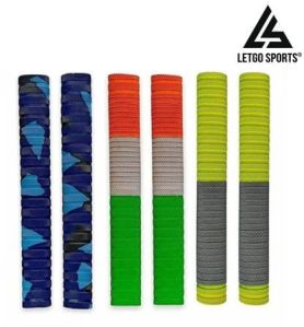 L Rubber Cricket Bat Grip, Color : Multicolors