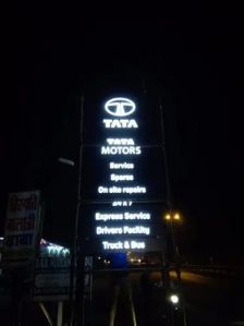 LED Acrylic Pylon Sign Board, Color : Multicolored