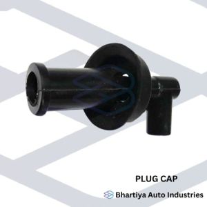 Bajaj Bike Plug Cap, Color : Black