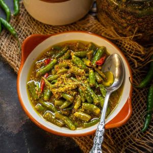 Organic Green Chilli Pickle