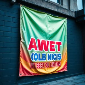 Glossy Vinyl Custom Fabric Banner