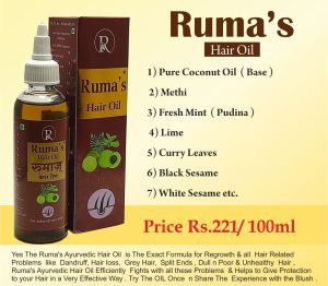 Ruma's Ayurvedic Hair Oil