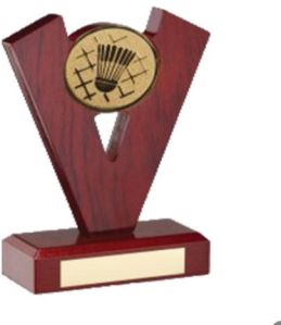 7 Inch Wooden Trophy For College, School, Office Etc