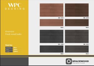 WPC Decking, Color : Brown