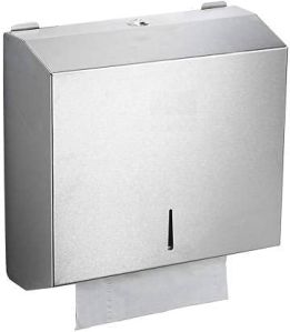 Silver Wall Mounted Fold Stainless Steel Multifold Mini Hand Tissue Paper Dispensers