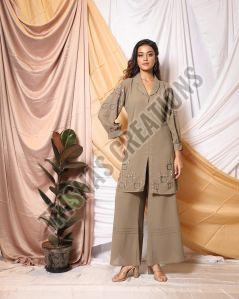 Square Pattern Pintex Co-Ord Set