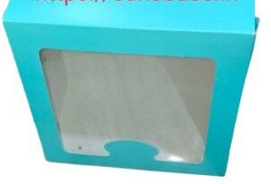 Plain Blue Window Box, Storage Capacity : 400gm