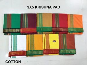 9 X 5 Krishna Pad Cotton Dhoti