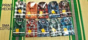 Mens Cotton Check Shirt