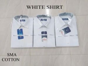 Mens White Cotton Shirt